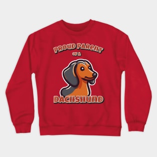 Dachshund dog cute Crewneck Sweatshirt